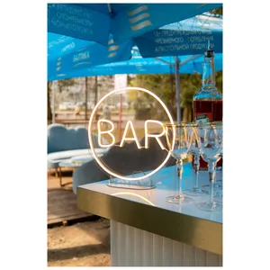 Неоновая надпись на подставке "Bar" - изображение 4