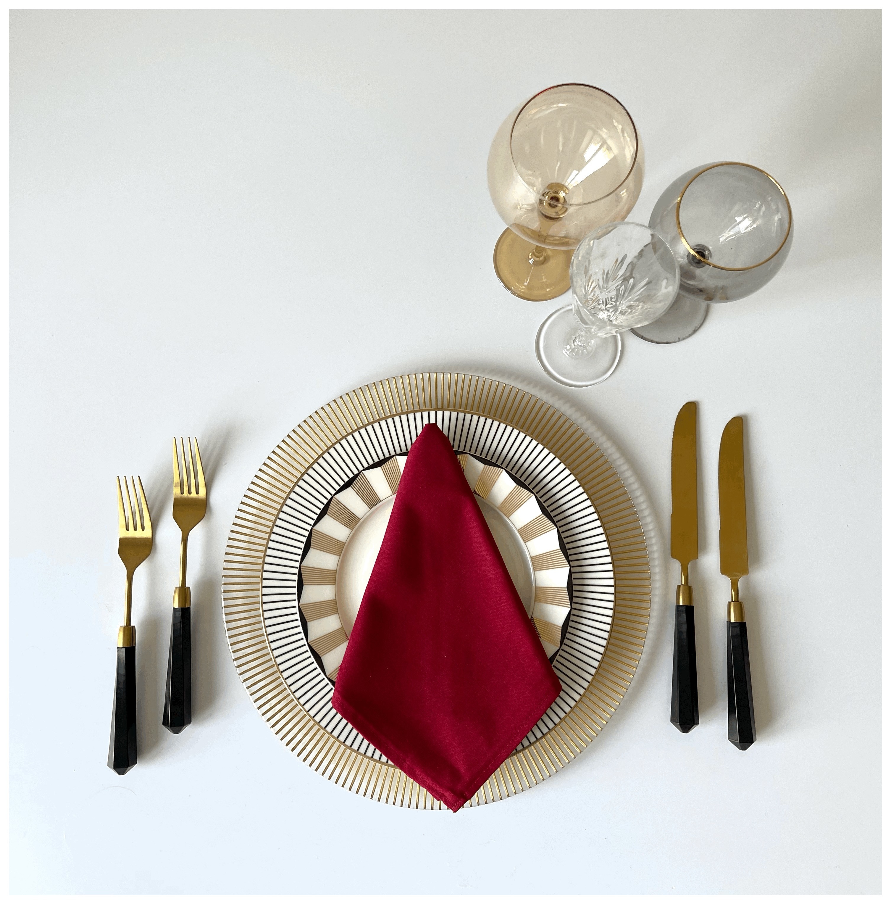 Сервировочная тарелка Oculus Gold