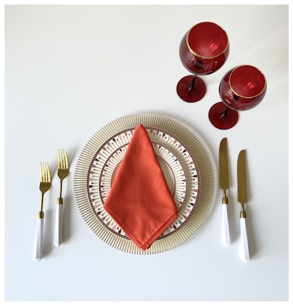 Сет тарелок Pattern Pink S и M