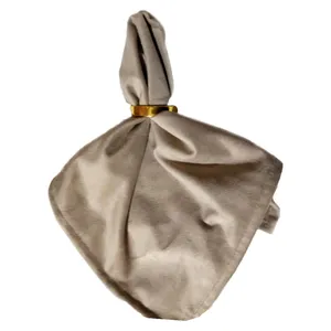 Салфетка  велюр, бежевая - изображение 2