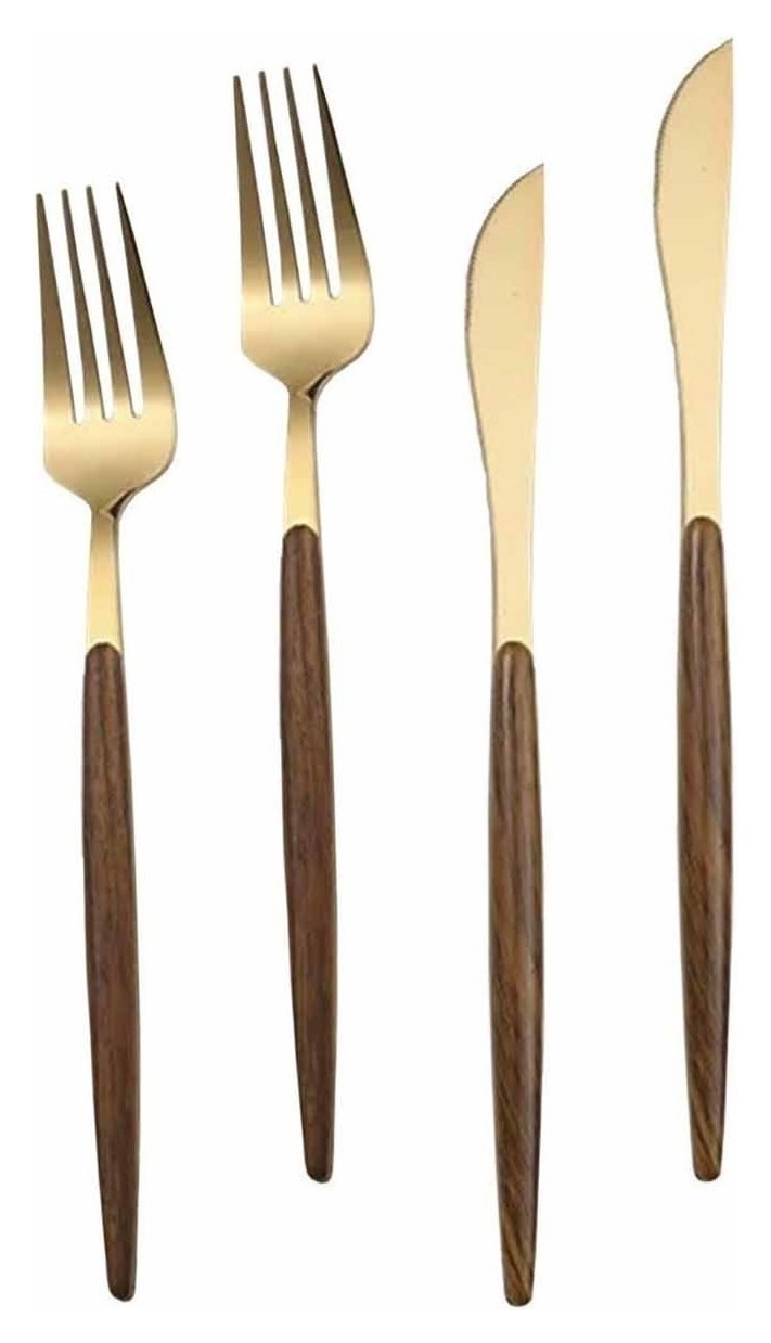 Столовые приборы Goa Woody, сет 4 предмета