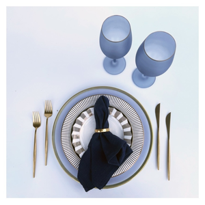 Столовые приборы Goa Gold,  золотые, сет из 4 предметов - изображение 2