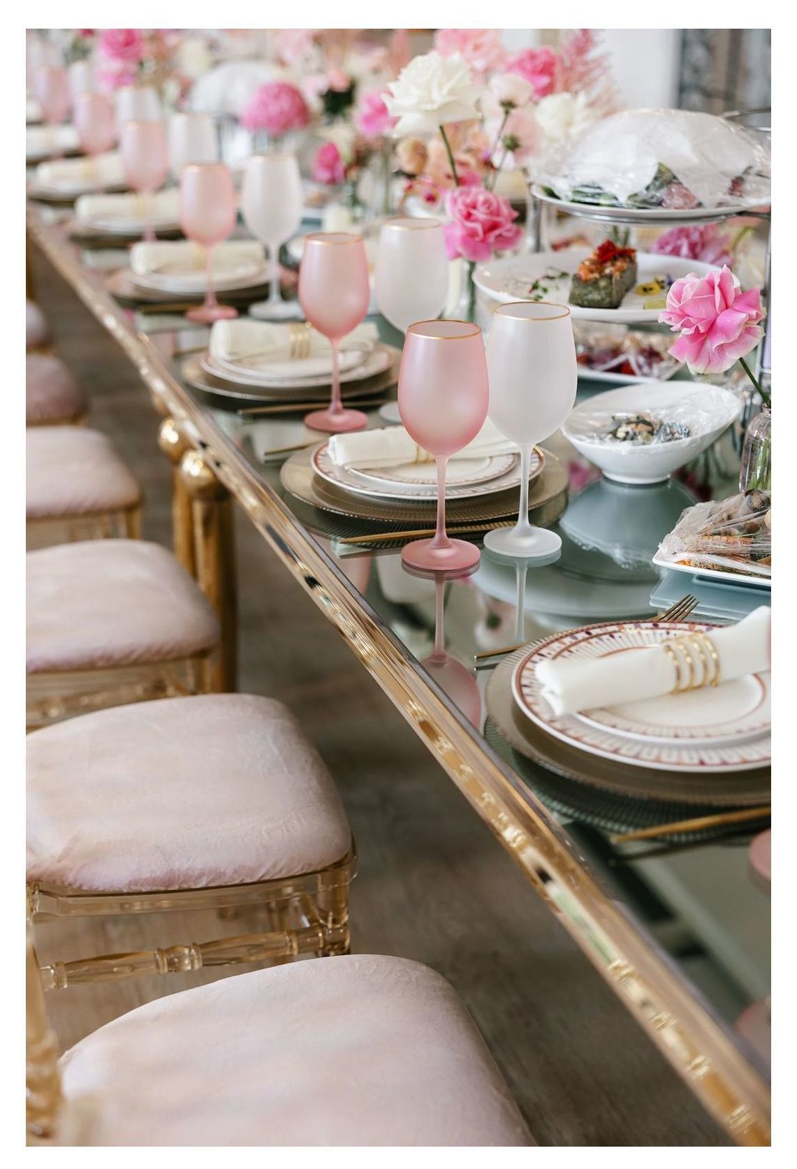 Сет тарелок Pattern Pink S и M