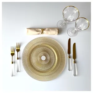 Сет бокалов «Chloe» с золотой каймой - изображение 3