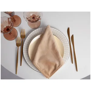 Салфетка велюр, персиковая - изображение 2