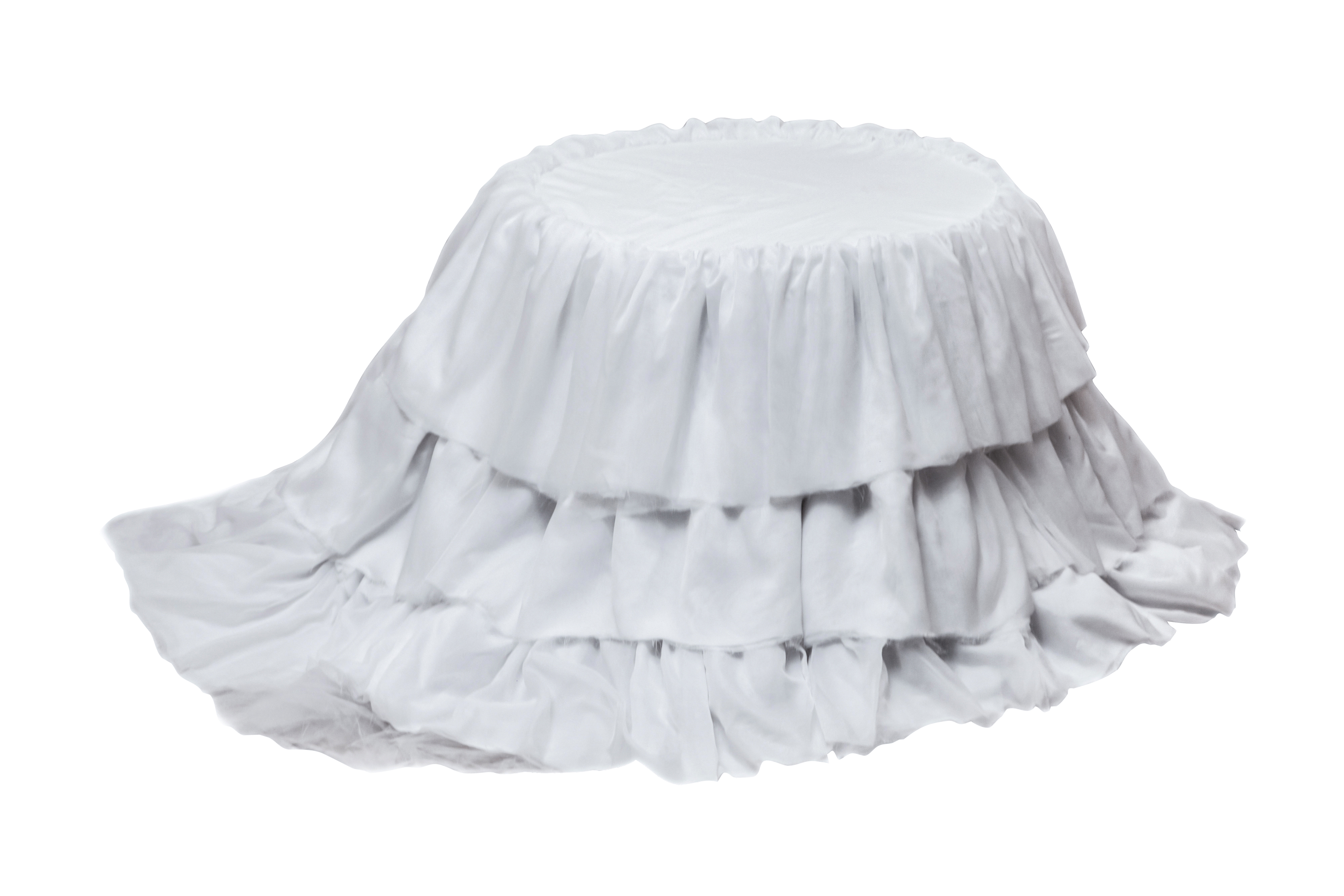 Скатерть с рюшами для столика для торта 