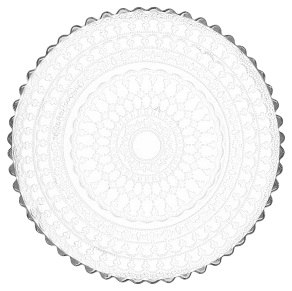 Сервировочная тарелка Lacy Silver