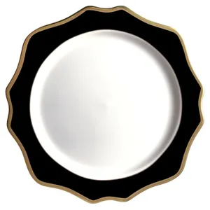 Сервировочная тарелка Anna, черная