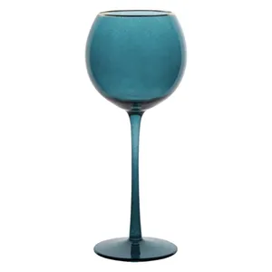 Бокал Siren S синий с золотой каймой - изображение 1