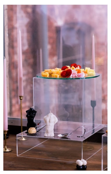 Куб Ghost прозрачный, 25см