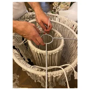 Люстра декоративная макраме, без освещения, Noodles L - изображение 2