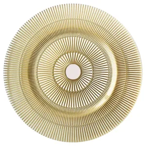 Сервировочная тарелка Oculus Gold - изображение 1