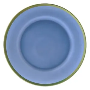 Сервировочная тарелка Lollipop Blueberry матовая