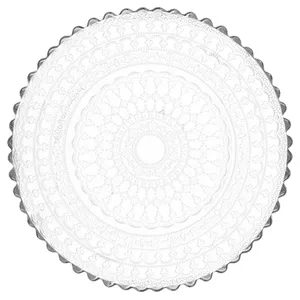 Сервировочная тарелка Lacy Silver - изображение 1