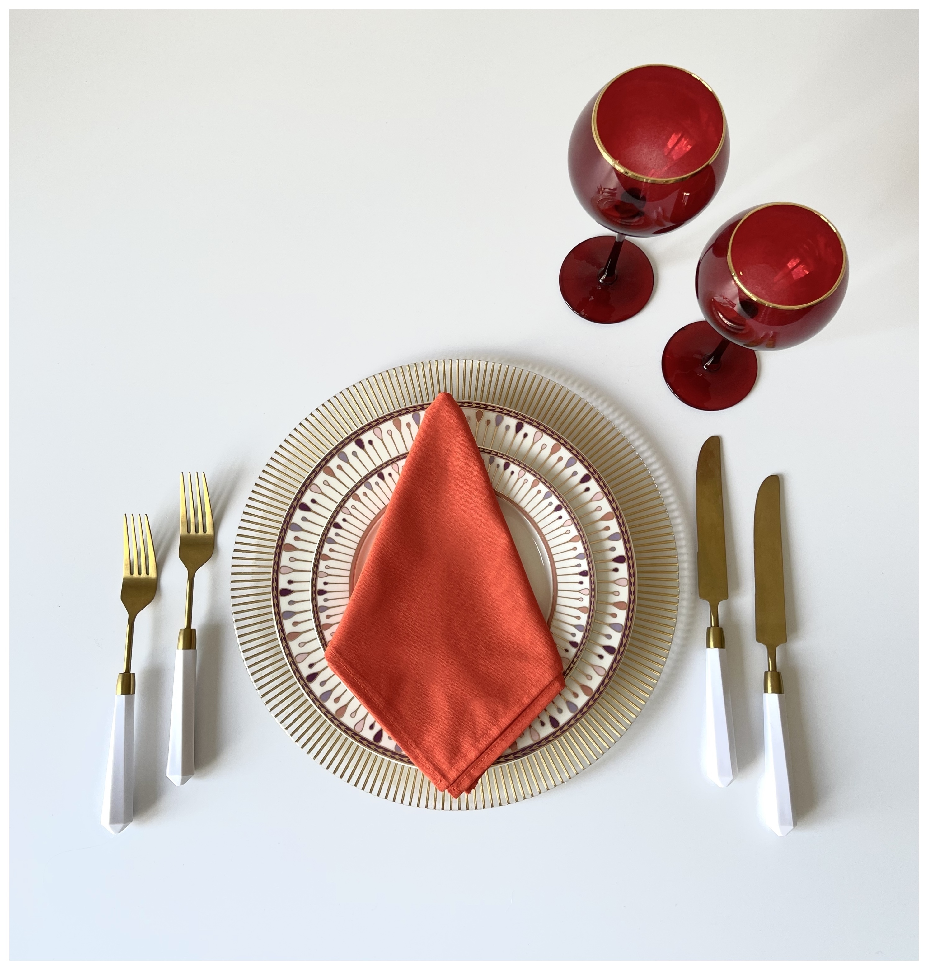 Сервировочная тарелка Oculus Gold