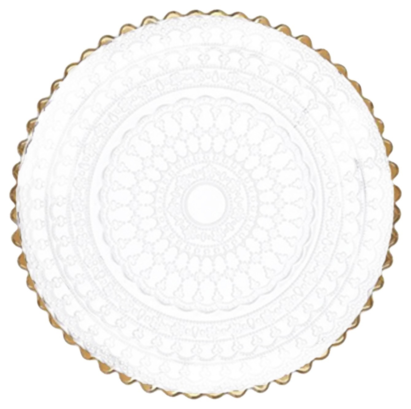 Сервировочная тарелка Lacy Gold