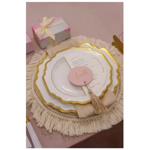 Сет порционных тарелок Anna, 27 и 23см диаметр - изображение 4