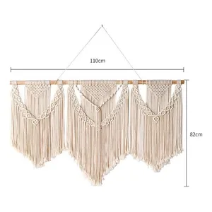 Панно декоративное из макраме Boho Net - изображение 2